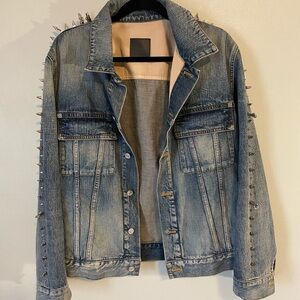 Givenchy studded denim jacket (mens)